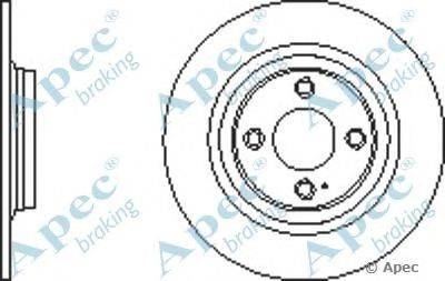 Тормозной диск APEC braking DSK2579