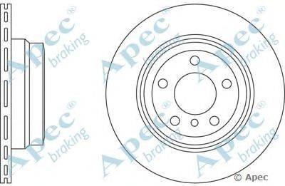 Тормозной диск APEC braking DSK2601