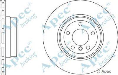Тормозной диск APEC braking DSK2603