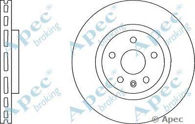 Тормозной диск APEC braking DSK2701