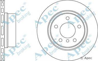 Тормозной диск APEC braking DSK2721