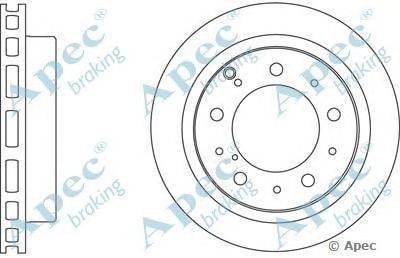 Тормозной диск APEC braking DSK2729