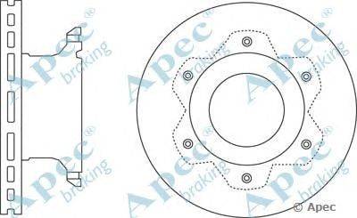 Тормозной диск APEC braking DSK2760