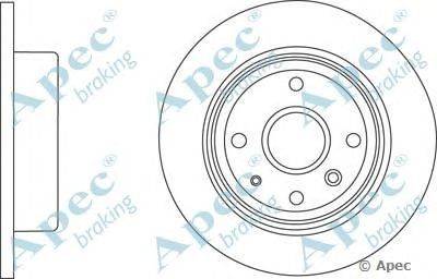 Тормозной диск APEC braking DSK2783