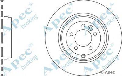 Тормозной диск APEC braking DSK2819
