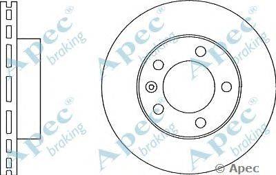 Тормозной диск APEC braking DSK2838