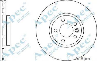 Тормозной диск APEC braking DSK2868