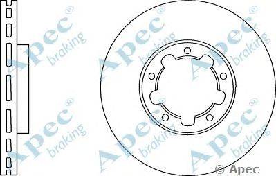 Тормозной диск APEC braking DSK2904