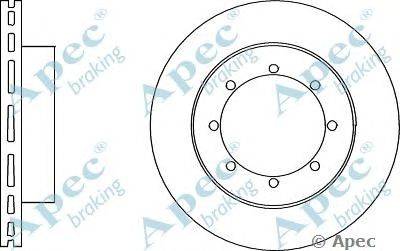 Тормозной диск APEC braking DSK2909