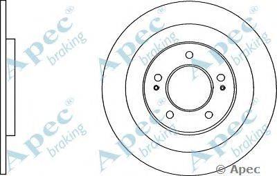 Тормозной диск APEC braking DSK2923