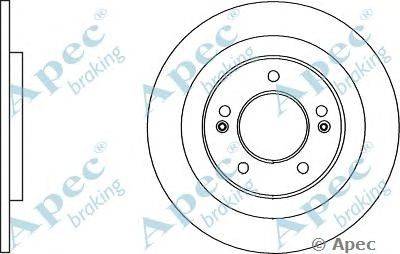 Тормозной диск APEC braking DSK2925