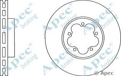 Тормозной диск APEC braking DSK2928