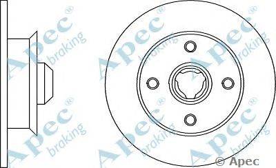 Тормозной диск APEC braking DSK2932
