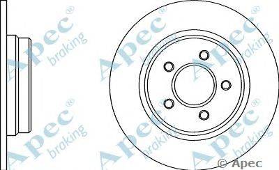 Тормозной диск APEC braking DSK2938