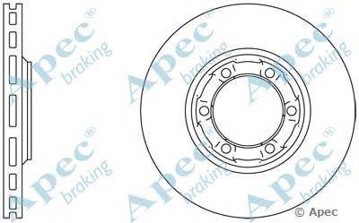 Тормозной диск APEC braking DSK755