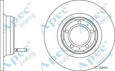Тормозной диск APEC braking DSK758