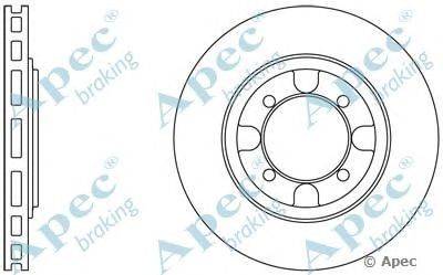 Тормозной диск APEC braking DSK761