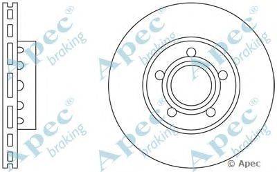 Тормозной диск APEC braking DSK769