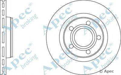 Тормозной диск APEC braking DSK776