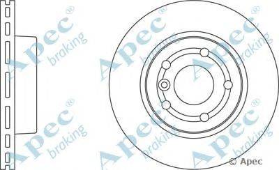 Тормозной диск APEC braking DSK933