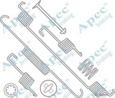 Комплектующие, тормозная колодка APEC braking KIT723