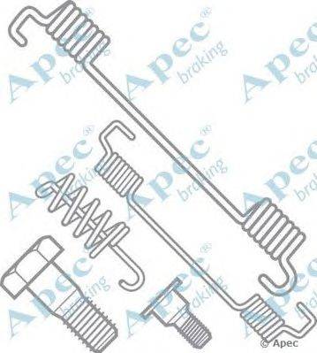 Комплектующие, тормозная колодка APEC braking KIT794