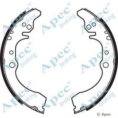 Тормозные колодки APEC braking SHU572