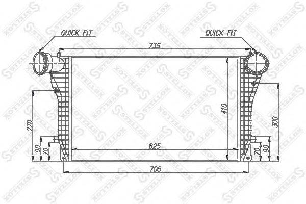 Интеркулер STELLOX 10-40095-SX