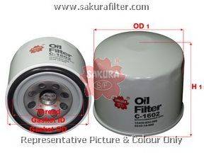 Масляный фильтр SAKURA  Automotive C1602
