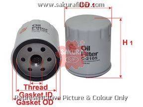 Масляный фильтр SAKURA  Automotive C2105