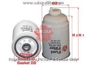 Топливный фильтр SAKURA  Automotive FC5716