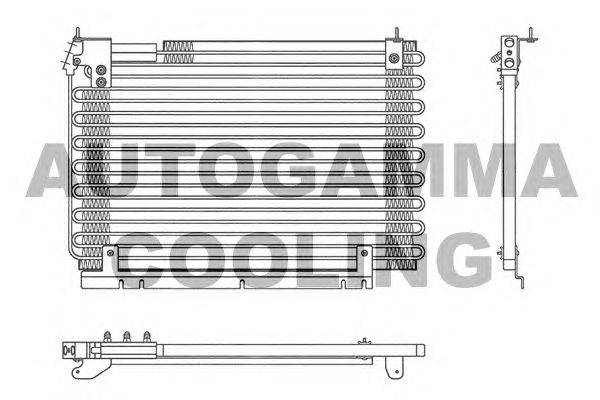 Конденсатор, кондиционер AUTOGAMMA 102834