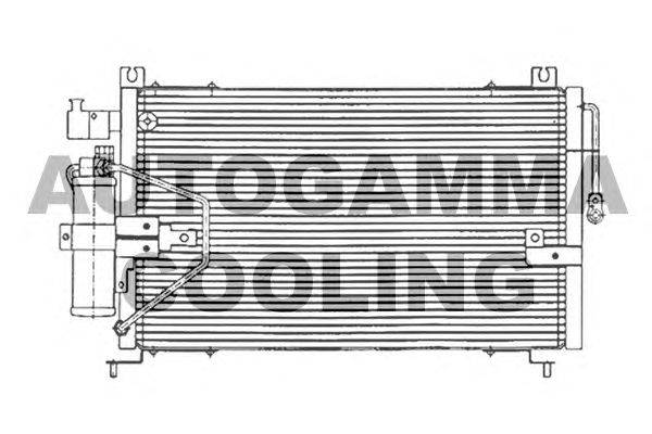 Конденсатор, кондиционер AUTOGAMMA 103790