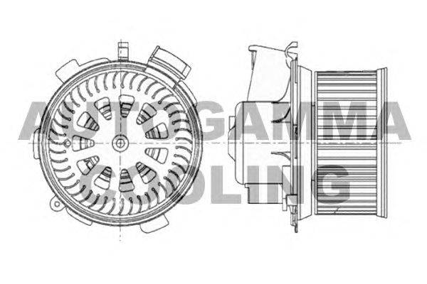 Вентилятор салона AUTOGAMMA GA32007