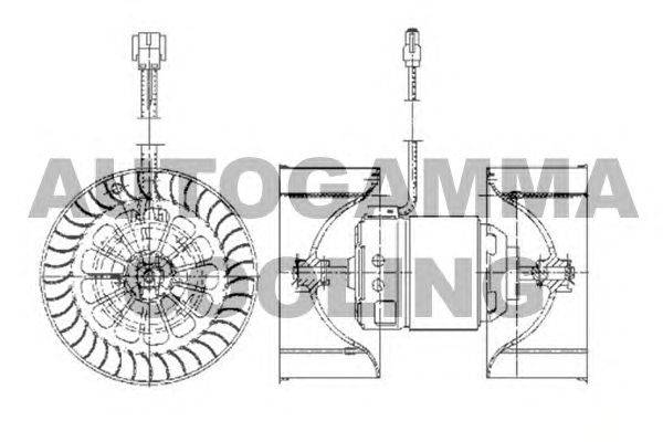 Вентилятор салона AUTOGAMMA GA33000