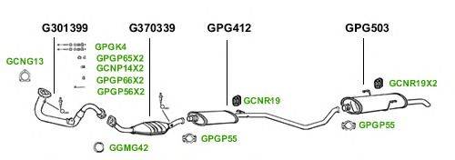 Система выпуска ОГ GT Exhaust 1579