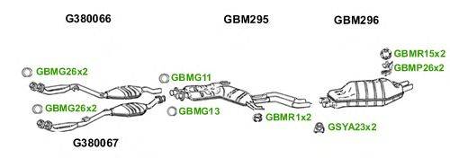 Система выпуска ОГ GT Exhaust 6183