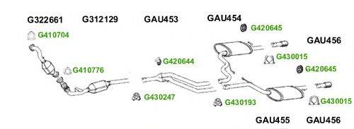 Система выпуска ОГ GT Exhaust 7637