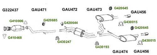Система выпуска ОГ GT Exhaust 7647