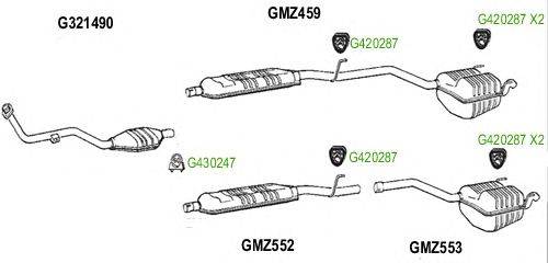 Система выпуска ОГ GT Exhaust 8533