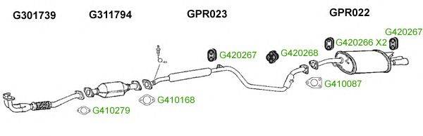 Система выпуска ОГ GT Exhaust 9003