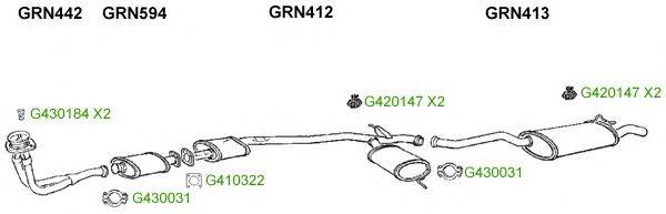 Система выпуска ОГ GT Exhaust 9117