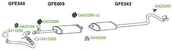 Система выпуска ОГ GT Exhaust 9352