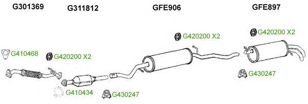 Система выпуска ОГ GT Exhaust 9393