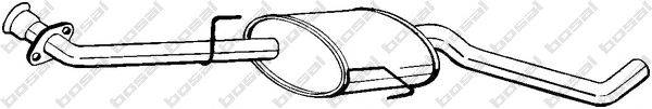 Средний глушитель выхлопных газов BOSAL 283-755