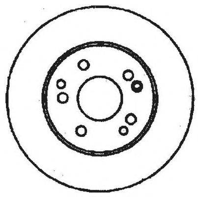 Тормозной диск JURID 561333