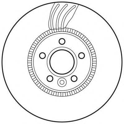 Тормозной диск JURID 562643JC