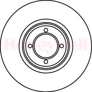 Тормозной диск BENDIX 561061B