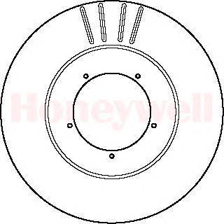 Тормозной диск BENDIX 561796B