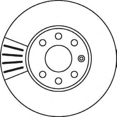 Тормозной диск BENDIX 562069B